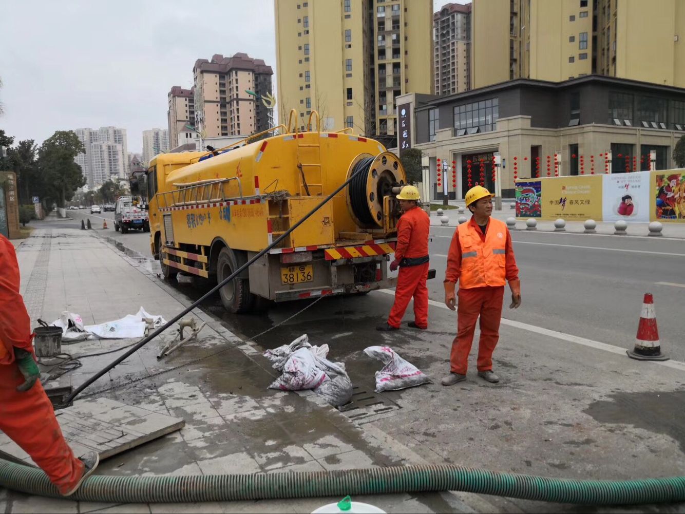 远安排污管道清淤-管道清洗